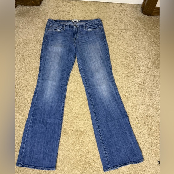 Abercrombie & Fitch Light Blue Straight Leg Jeans - Picture 5 of 6